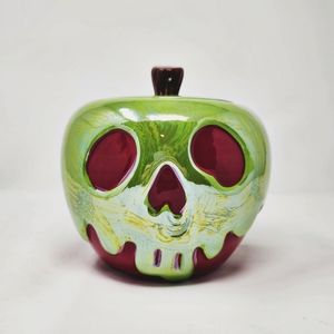 Snow White 2022 Halloween POISON APPLE Canister COOKIE JAR by Disney Villains